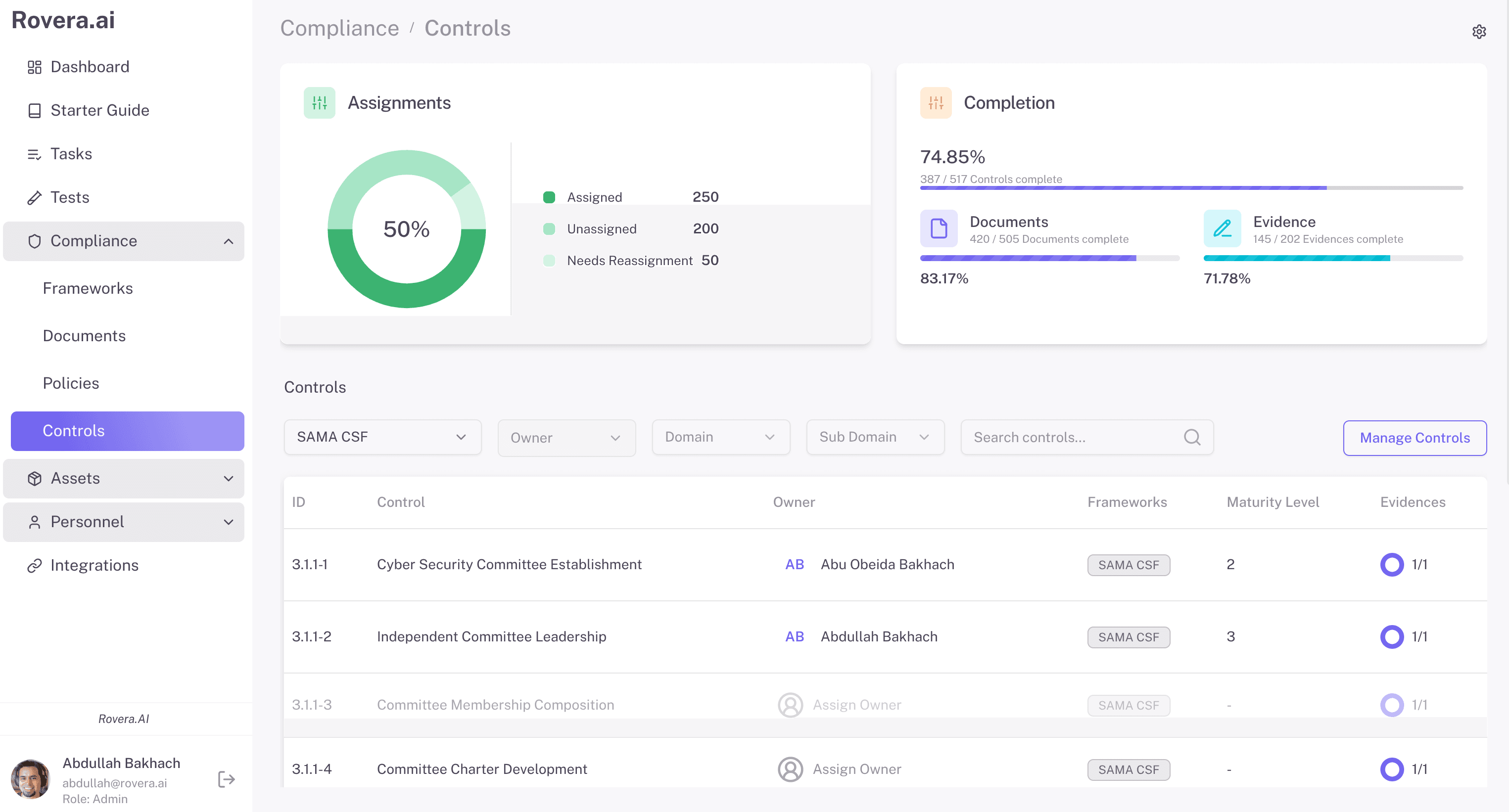 Rovera App Screenshot